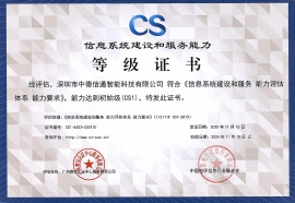 信息系統集成建設資質，信息系統服務